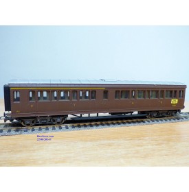 RIVAROSSI  2507, voiture à portières latérales mixte 1/2  Cl. type ABz  N° : 58408  FS 