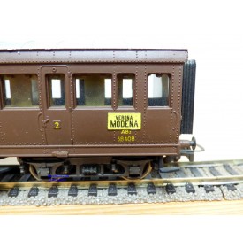 RIVAROSSI  2507, voiture à portières latérales mixte 1/2  Cl. type ABz  N° : 58408  FS 