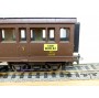 RIVAROSSI  2507, voiture à portières latérales mixte 1/2  Cl. type ABz  N° : 58408  FS 