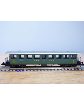 ERIAM 243, voiture à plate formes d'extrémité dite Seetal de 2 ème Cl.  SBB   neuf   BO