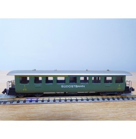 ERIAM 251, voiture à plate formes d'extrémité dite Seetal mixte de 1 /2  Cl. Südostbahn   SOB   neuf   BO