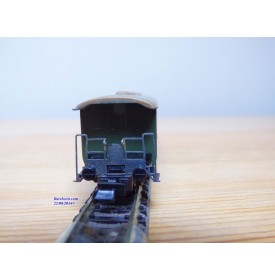 ERIAM 251, voiture à plate formes d'extrémité dite Seetal mixte de 1 /2  Cl. Südostbahn   SOB   neuf   BO