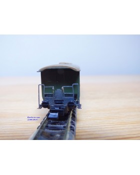 ERIAM 251, voiture à plate formes d'extrémité dite Seetal mixte de 1 /2  Cl. Südostbahn   SOB   neuf   BO