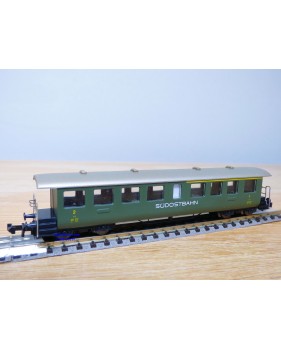 ERIAM 251, voiture à plate formes d'extrémité dite Seetal mixte de 1 /2  Cl. Südostbahn   SOB   neuf   BO