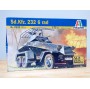 ITALERI 7032, véhicule blindé léger de reconnaissance  sur roues  Sd.Kfz.232 6 rad Neuf  BO 1/ 72