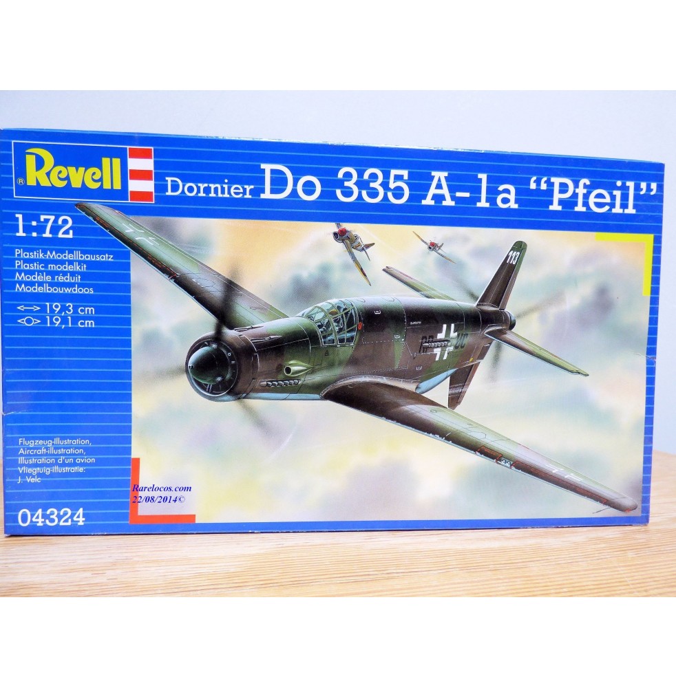 REVELL 04324, chasseur push - pull allemand DORNIER Do 335 A-1a Pfeil   Neuf  BO 1/722