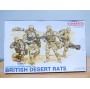 DRAGON 3013, figurines militaires anglaises British Desert Rats  1/35 NEUF