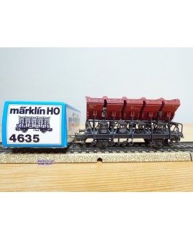 Märklin 4635, wagon à bennes basculantes type Ommi 51 DB BO