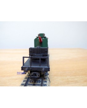 Märklin métal 4617 Wagon surbaissé EVS DB BO