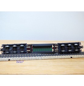 Märklin métal 4617 Wagon surbaissé EVS DB BO