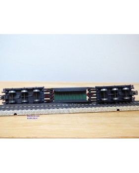 Märklin métal 4617 Wagon surbaissé EVS DB BO