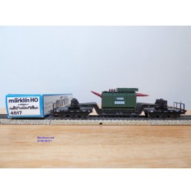 Märklin métal 4617 Wagon surbaissé EVS DB BO
