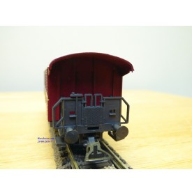 LILIPUT ancien 201 wagon plat chargé de 4 conteneurs ( cadres)  NS  BO