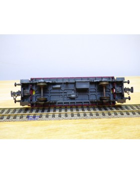 LILIPUT ancien 201 wagon plat chargé de 4 conteneurs ( cadres)  NS  BO