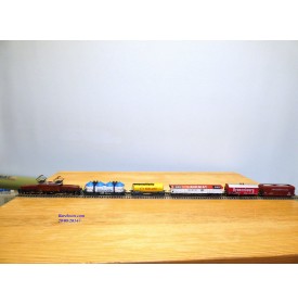 MINITRIX (Model Power ) 1023, coffret " Krockidile"   Be 6/8 et 5 wagons N°: 753 ( sur 1500) SBB    BO