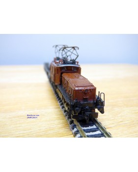 MINITRIX (Model Power ) 1023, coffret " Krockidile"   Be 6/8 et 5 wagons N°: 753 ( sur 1500) SBB    BO