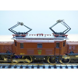 MINITRIX (Model Power ) 1023, coffret " Krockidile"   Be 6/8 et 5 wagons N°: 753 ( sur 1500) SBB    BO