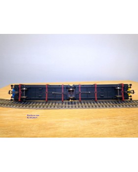 FLEISCHMANN 1472 B, couplage 2  wagons porte autos type Offs55 avec 8 autos  DB  BO