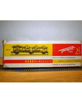FLEISCHMANN 1472 B, couplage 2  wagons porte autos type Offs55 avec 8 autos  DB  BO