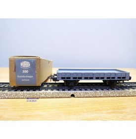 HAG  300.02, wagon plat  type M6  gris  SBB  BO