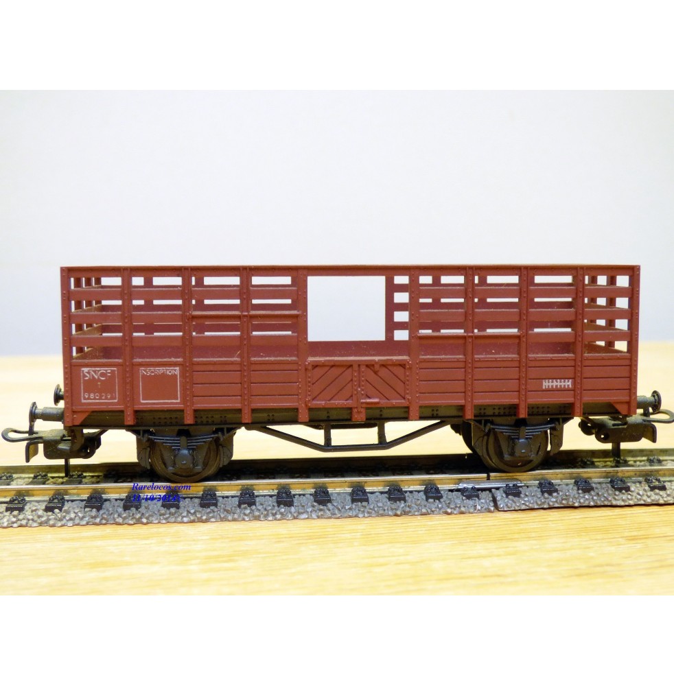 LILIPUT 230 B, wagon à claire voie pour transport de bétail   SNCF  BO