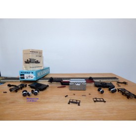 Märklin métal 4917 . 2,  kit d'un wagon surbaissé type SSI 53 Trafo Union  DB   neuf BO