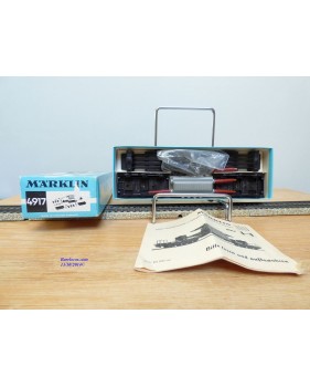 Märklin métal 4617 Wagon surbaissé EVS DB BO