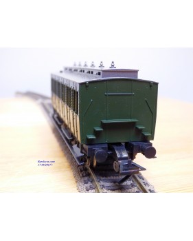 FLEISCHMANN 5693, voiture à 3 essieux C5 tf 3 Cl.  SNCF  BO