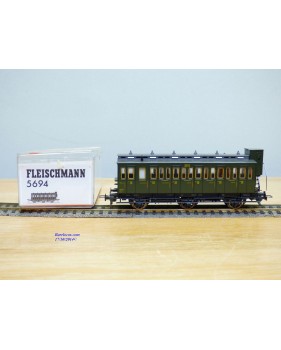 FLEISCHMANN 5694, voiture à 3 essieux à guérite C5 tf 3 Cl.  SNCF  BO