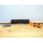 Märklin 4474,  wagon plat à bogies chargé chargeur sur pneus et bulldozerDB  BO
