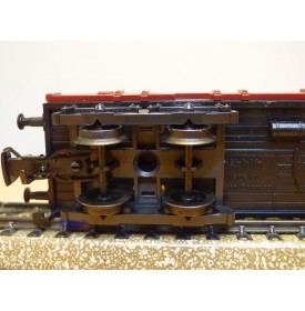 Märklin 4474,  wagon plat à bogies chargé chargeur sur pneus et bulldozerDB  BO
