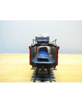 Märklin métal 4617 Wagon surbaissé EVS DB BO