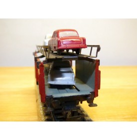 Märklin métal 4617 Wagon surbaissé EVS DB BO
