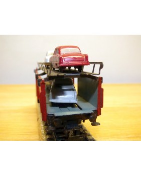 Märklin métal 4617 Wagon surbaissé EVS DB BO
