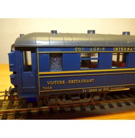 HORNBY acHO 7390, voiture Restaurant   CIWL N° 3668   SNCF   Neuf   BO 