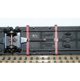 FLEISCHMANN 1472 couplage 2  wagons porte autos type Offs55 avec 8 autos HAMMER   DB BO