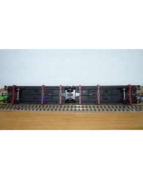 FLEISCHMANN 1472 couplage 2  wagons porte autos type Offs55 avec 8 autos HAMMER   DB BO
