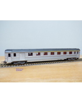 HORNBY acHO 7453, voiture Inox  TEE  mixte fourgon / 1 Cl.  SNCF  BO