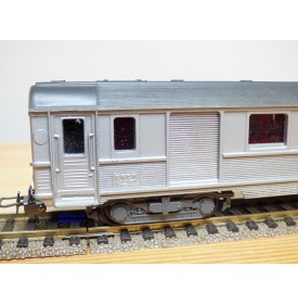 HORNBY acHO 7453, voiture Inox  TEE  mixte fourgon / 1 Cl.  SNCF  BO