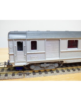 HORNBY acHO 7453, voiture Inox  TEE  mixte fourgon / 1 Cl.  SNCF  BO