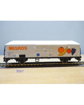 RIVAROSSI véro 2106, , wagon réfrigérant type UIC  Ibbehs  INTERFRIGO  MIGROS  FS  neuf   BO