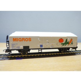 RIVAROSSI véro 2106, , wagon réfrigérant type UIC  Ibbehs  INTERFRIGO  MIGROS  FS  neuf   BO