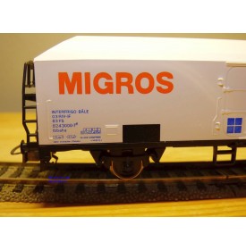 RIVAROSSI véro 2106, , wagon réfrigérant type UIC  Ibbehs  INTERFRIGO  MIGROS  FS  neuf   BO