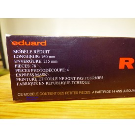 EDUARD 8042, chasseur biplan allemand ROLAND C.IIa  neuf  BO  1/48  Neuf  BO 1/48