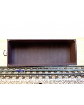 SMCF ???, wagon tombereau brun  à 2 essieux  type T  SNCF  BO
