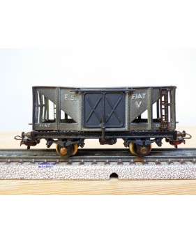 POCHER  183 / 163 ,  wagon trémie à charbon à déchargement automatique   FS   BO