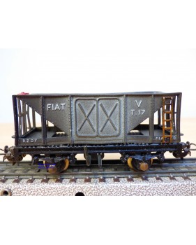 POCHER  183 / 163 ,  wagon trémie à charbon à déchargement automatique   FS   BO