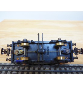 POCHER  183 / 163 ,  wagon trémie à charbon à déchargement automatique   FS   BO