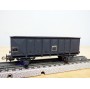 SMCF ???, wagon tombereau noir  à 2 essieux  type T  SNCF   BO