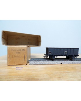 SMCF ???, wagon tombereau noir  à 2 essieux  type T  SNCF   BO